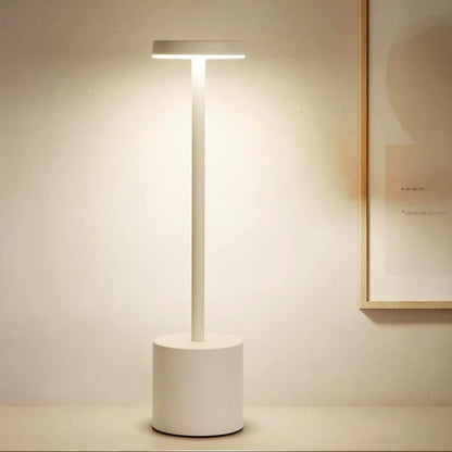 Aura Touch LED Table Lamp – Minimal Rechargeable, Dimmable & Cordless LED Light