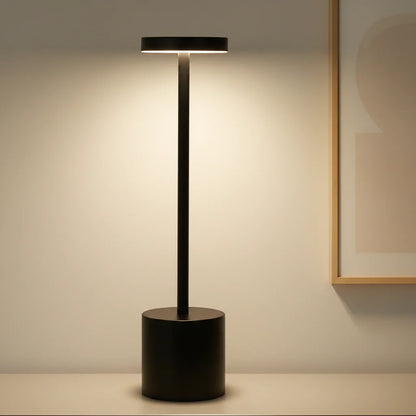 Aura Touch LED Table Lamp – Minimal Rechargeable, Dimmable & Cordless LED Light