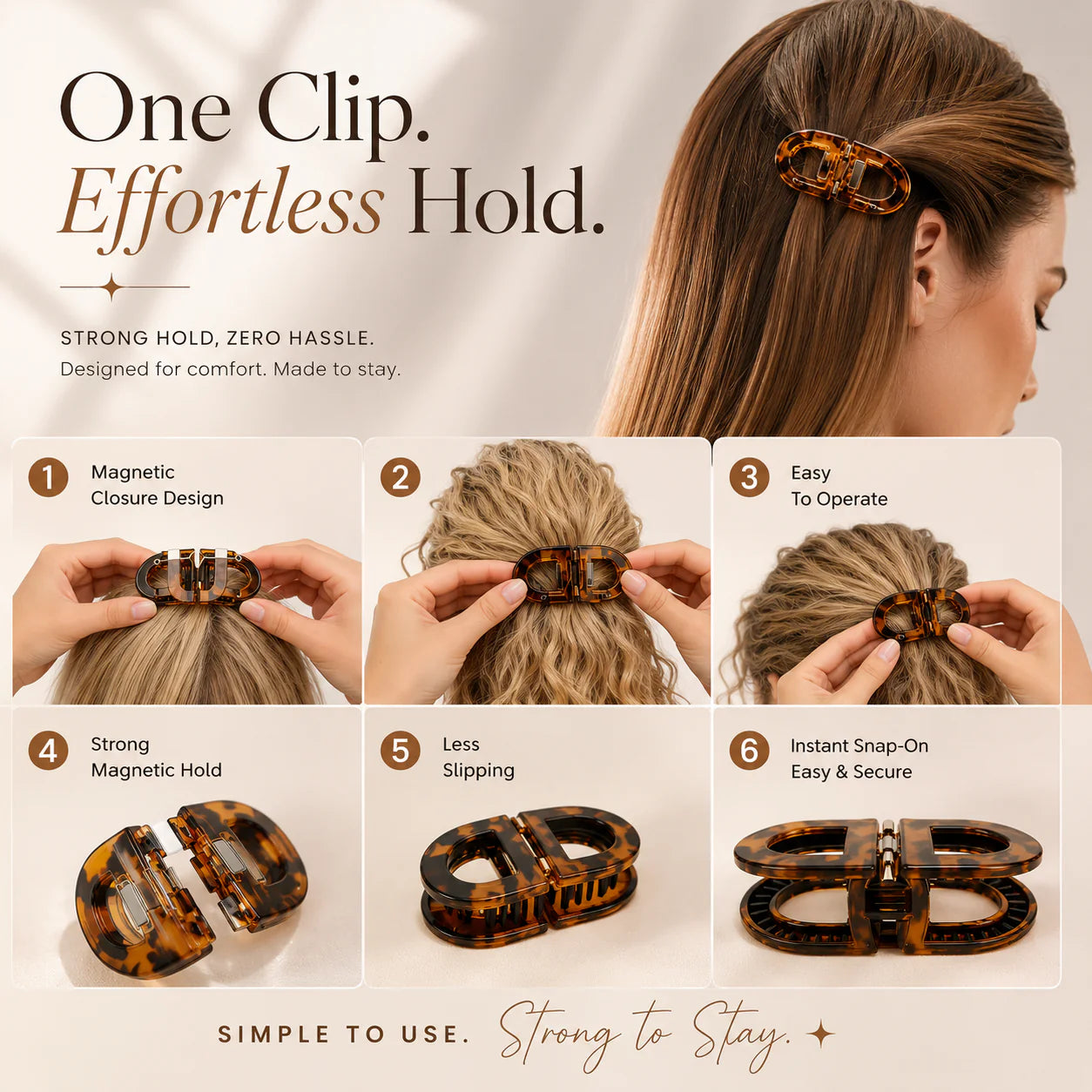 Magnetic Hair Clips That Actually Hold