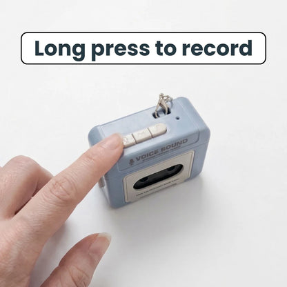 Mini Keychain Audio Recorder | Retro Design