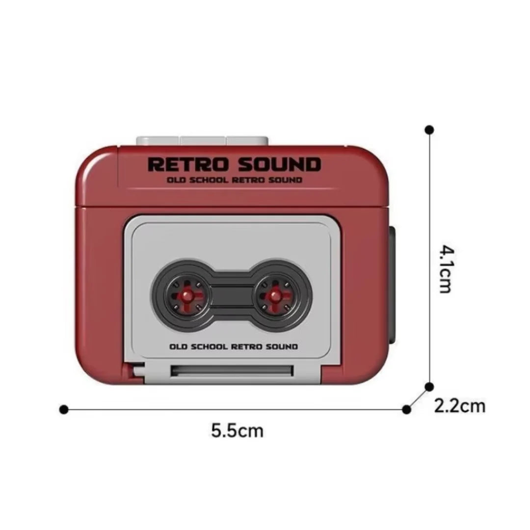Mini Keychain Audio Recorder | Retro Design
